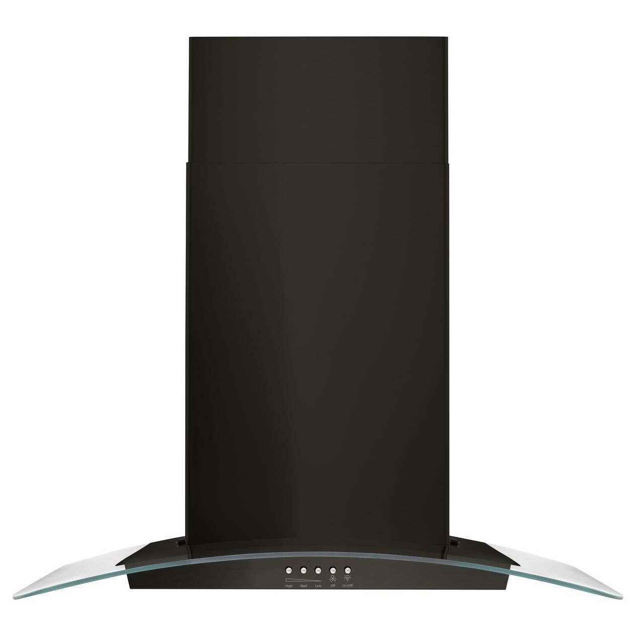 Glass range top hood 30
